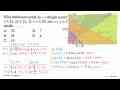 Nilai maksimum untuk 4y-x dengan syarat: y<=2x, 3y>=2x,