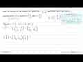 Find the inverse of the matrix M, where M = (3 2 5 4) and