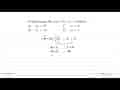 Penyelesaian dari (m + 9) : 6 = 5 adalah ... A. m = 21 C. m