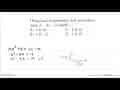 Himpunan penyelesaian dari pertidaksamaan x^2 - 4x = 12