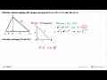 Diketahui sebuah segitiga ABC dengan panjang AD=6 cm, BC=17