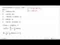 Turunan pertama y = cos^2(2x - pi)ada- lah y' =..