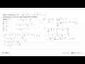 Agar persamaan 2x^3-nx^2+7x-2=0 mempunyai dua akar yang