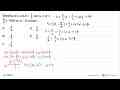 Diketahui sin a cos b=1/3 dan (a+b)= 5/6 pi. Nilai sin