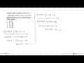 Diketahui sistem persamaan linear 1/3(2x-y) +1/2(3x+2y)= 12