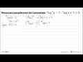 Himpunan penyelesaian dari persamaan 2log^2x-3.2logx+2=0