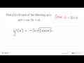 Find g'(x) of each of the following g(x). g(x)=cos(2x+pi)