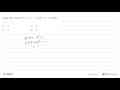 Nilai dari fungsi f(x) = x^2 - 1 pada x = 2 adalah