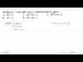 Jika f(x)=x^2-2 dan g(x)=2x+1, maka komposisi fog(x)=....