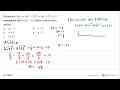 Polinomial A(x)=6x^3-17x^2+qx+12=0 mempunyai faktor (3x-1).