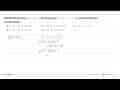 Diketahui fungsi linear f(x) = 5x - 4. Jika daerah asal {x|