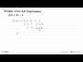 Tentukan invers dari fungsi berikut.f(x)=2x-4