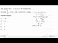 Jika fungsi f(x)=a^2 sin ax + 10 mempunyai periode pi/2