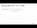 Salah satu faktor dari 3x^3-8x^2-3x adalah