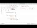 Akar-akar persamaan 2x^4+tx^3-7x^2+nx+6=0 adalah