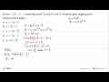 Kurva y=2x^2+x-3 memotong sumbu X positif di titik P.