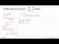 Grafik fungsi rasional f(x)=(2x-9)/(x-7) adalah ....