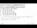 Diketahui himpunan S = {bilangan asli antara 10 dan 31}, A
