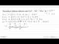 Tentukan faktor-faktor dari 2x^3-3x^2-11x+6.