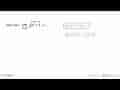 Nilai dari limit x->2 akar(x^2+5)= ...