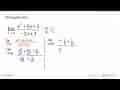 Hitunglah nilai :limit x -> tak hingga (x^2+6x+2)/(-2x+3)