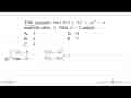 Titik stasioner dari f(x)=2x^3+ax^2-a memiliki absis -1.