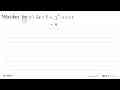 Nilai dari lim x->3x^2-3x+5=...