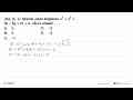 Jika (k,2) terletak pada lingkaran x^2+y^2+6x-8y+21=0,