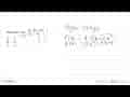 Nilai dari lim x->tak hingga (8-5x-6x^2)/(2x^2-4x-1) =