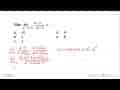 Nilai limit x->2 (2-x)/(2-akar(x+2))=...