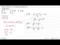 Jika f(2 x+a)=3x+4a dan f(a)=2 maka f(1)=...