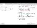 Diketahui kurva y=3 x^2-2x+4 dan garis normalnya adalah