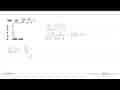 Nilai lim x->-3 (2x^2-18)/(2x^2-3x-9)=....