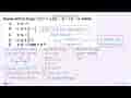 Daerah definisi fungsi f(x)=akar(2|x-2|-|x|-5) adalah ...