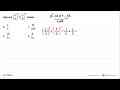 Nilai dari (2/3)^3x(4/6)^2 adalah ...