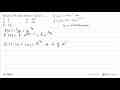 Jika f(x)=x^(1/3), hasil dari f(x)-3xf'(x)= ....