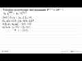 Tentukan penyelesaian dari persamaan 8^(x+1)=24^(x-1).