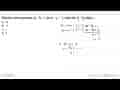 Diketahui sistem persamaan 4x - 3y = 1 dan 2x - y = -3,