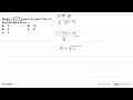 Jika f(x)=akar(x-3) untuk x >= 3, maka f^-1(m)=19 dipenuhi