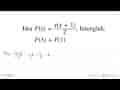 Jika F(x)=x(x+1)/2, hitunglah:F(3)+F(1)