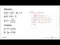 Diketahui:f(x)=2x^2-4x+2 g(x)=4x-2 h(x)=x/x+1Tentukan:a) (f