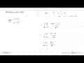 Tentukan nilai dari: lim x->1 (x+2)/(x-1)^2