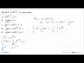 Hasil dari integral x akar(2x^2+1) dx sama dengan