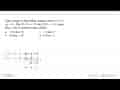 Suatu fungsi f dinyatakan dengan rumus f(x)= ax+b. Jika