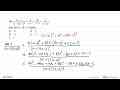 Jika (2x-1)/((x-1)(x-2)^2 = A/(x-1)+B/(x-2)+C/(x-2)^2,