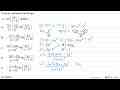 Turunan pertama dari fungsi y=cos(3x^2/(x+2)) adalah....