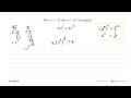 Jika m=125 dan n=32, hitunglah: 3m^(1/3)+4n^(-3/5)