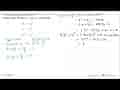 Diberikan persamaan kuadrat x^2-2x+3=0 dengan akar-akarnya