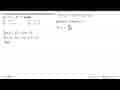 Persamaan sumbu simetri pada fungsi kuadrat f(x)=x^2-2x-3