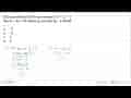 Jika penyelesaian sistem persamaan 5x - 2y = 5 dan 3x + 4y